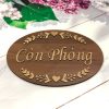 BẢNG CÒN PHÒNG, HẾT PHÒNG CHO KHÁCH SẠN, NHÀ NGHỈ , KT: 30*21cm Bảng gỗ hai màu tương phản. BCP-PMV119