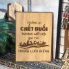 TRANH ĐỘNG LỰC. Tranh gỗ 2 màu tương phản, treo văn phòng tạo động lực làm việc. TDL-PMV41