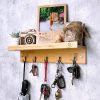 KỆ TRE TREO TƯỜNG, TRANG TRÍ, móc treo đồng retro, phù hợp mọi không gian decor. KTT-PMV176