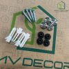 VÍT CÓ NẮP CHỤP INOX. Bộ 4 vít + nắp chụp inox che đầu vít thẩm mỹ. VC-PMV87